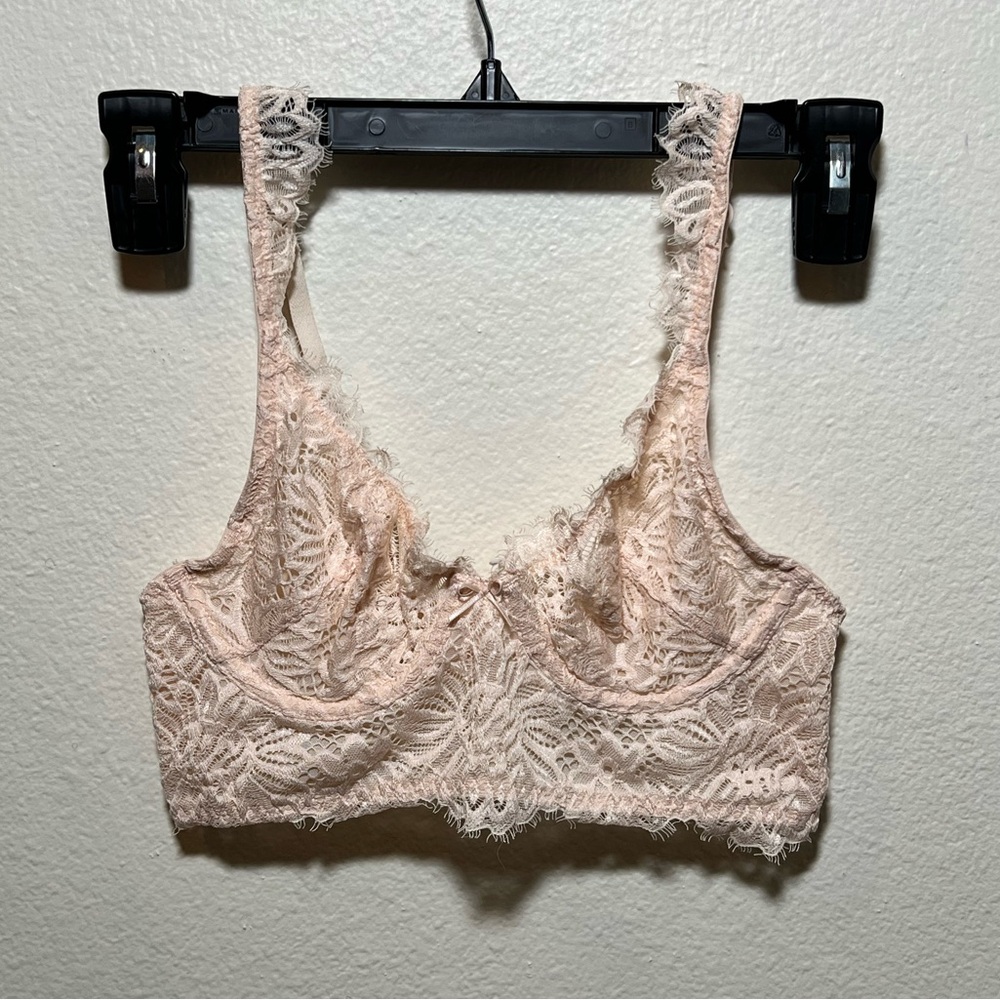 AERIE Lace pink underwire Bra!